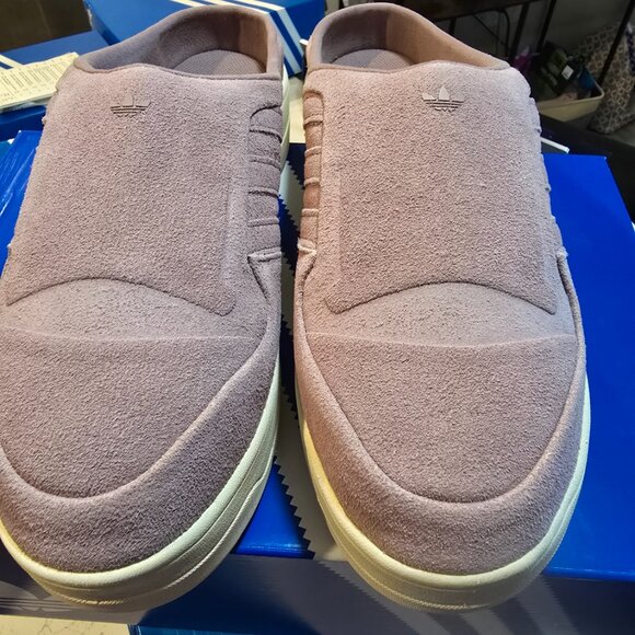 Adidas Originals Rivalry Platform Purple Mule Nubuck Leather Size 10 JH7983 NEW - Picture 4 of 14